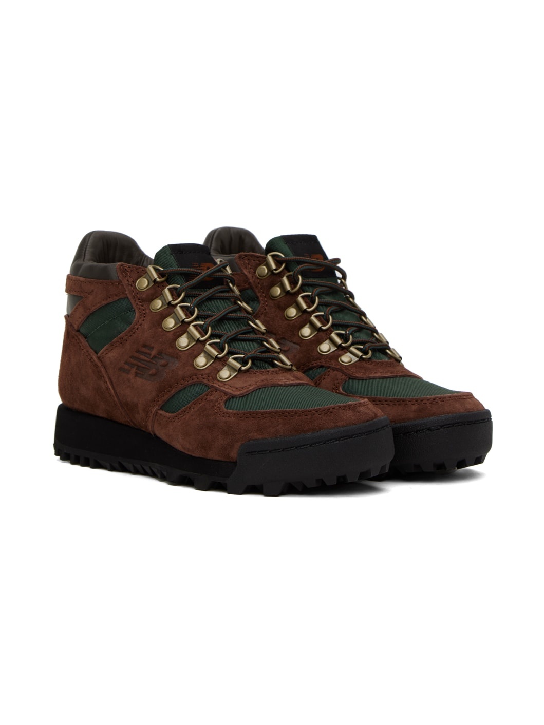 Brown & Green Rainier Boots - 4