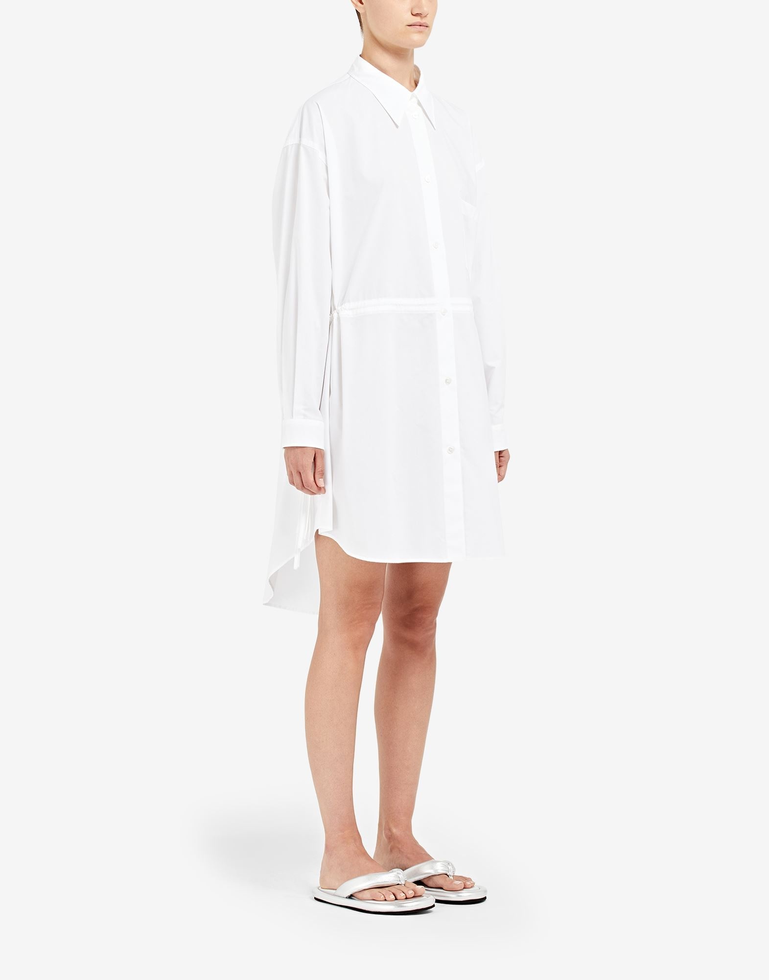 Poplin shirt-dress - 3