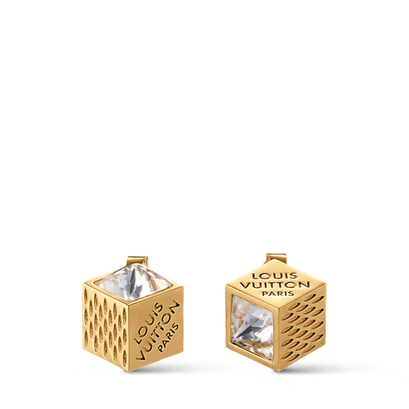 LV Cube Earrings 1