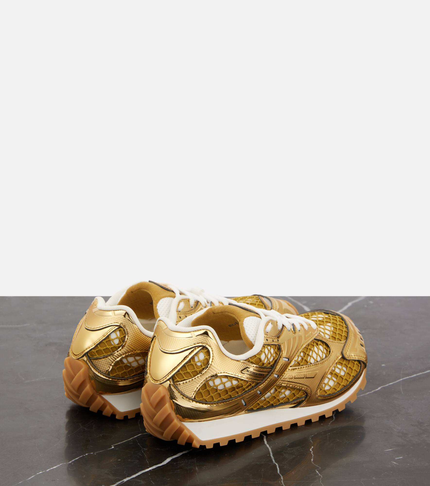Orbit metallic-effect sneakers - 2