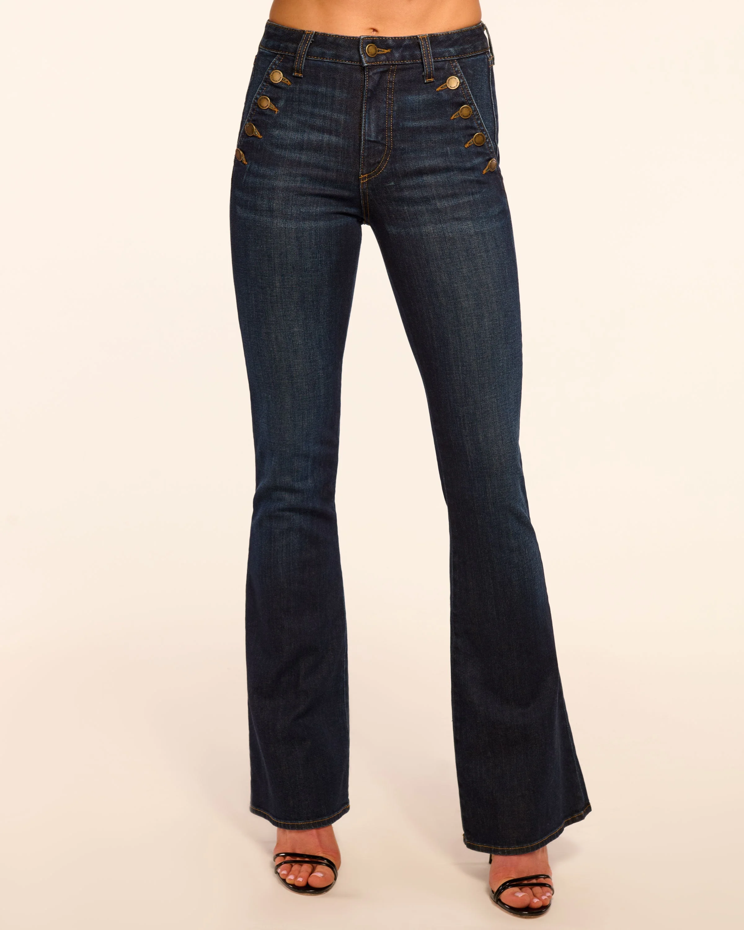 Helena High-Rise Flare Jean - 1