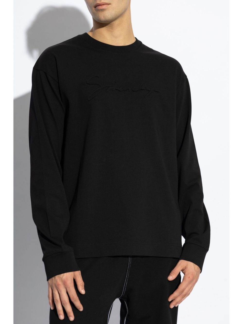 embossed-logo T-shirt - 3