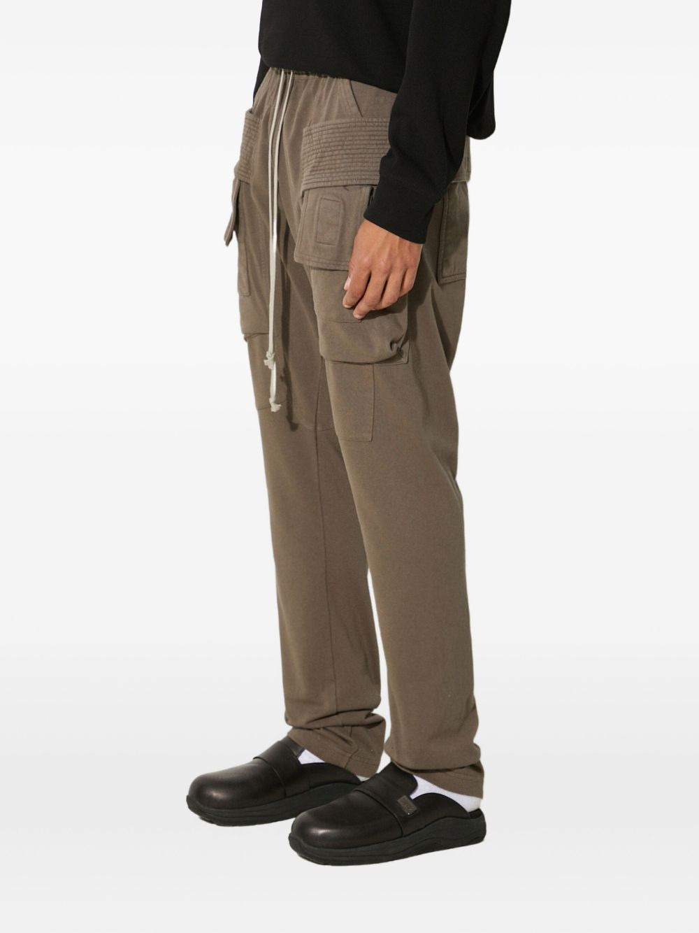 cargo-pocket drawstring trousers - 2