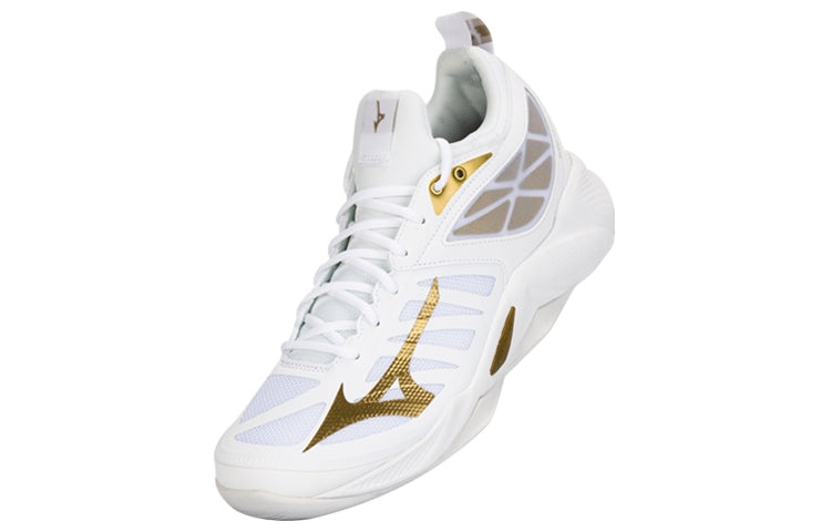(WMNS) Mizuno Wave Dimension Mid 'White Gold' V1GC224068 - 2