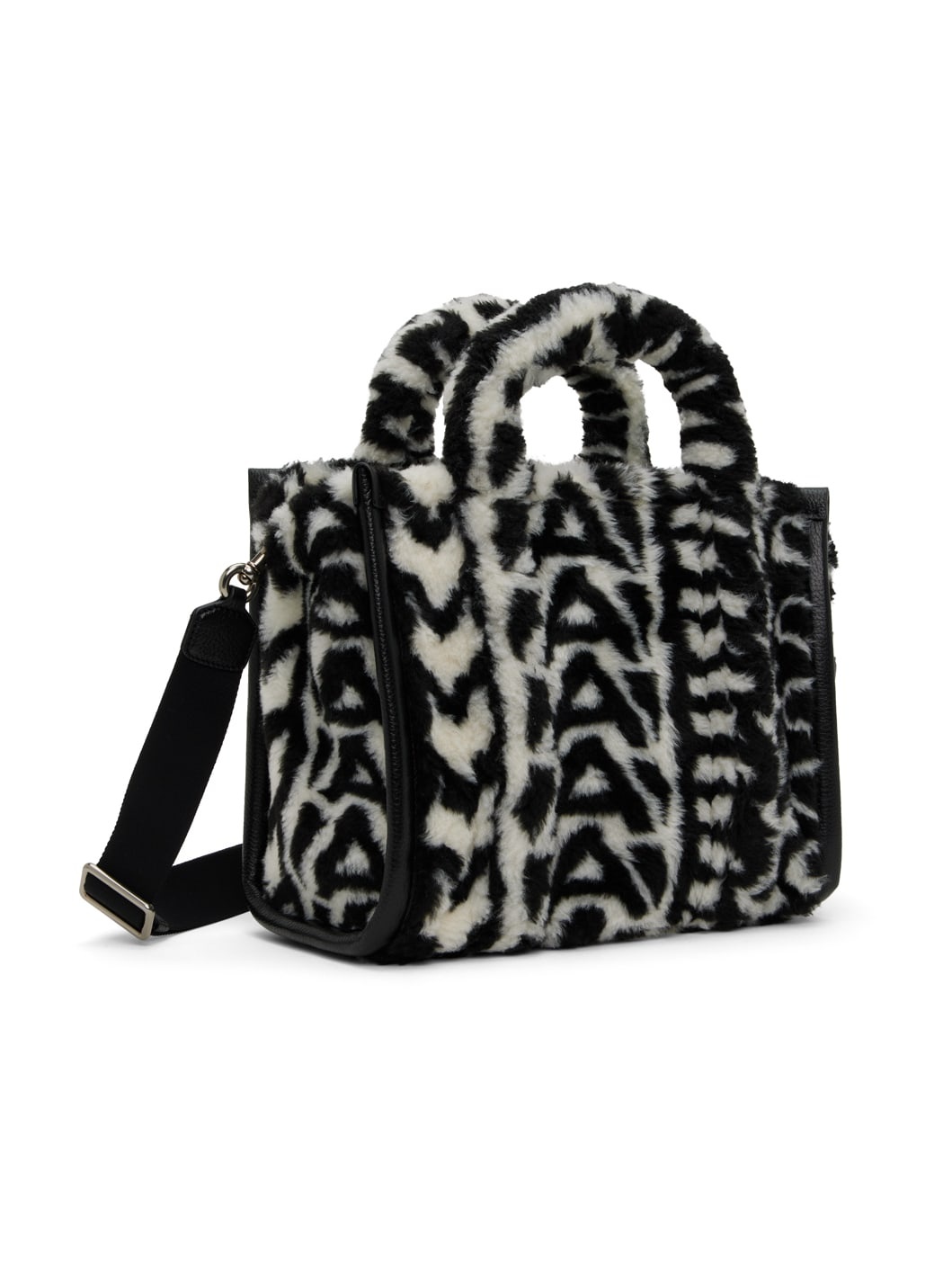 Black & White 'The Monogram Teddy Medium' Tote - 3