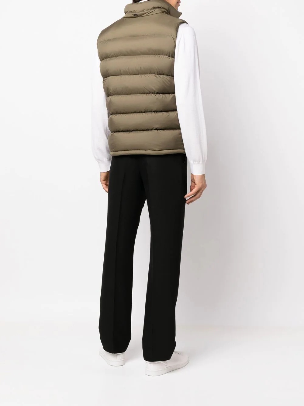 quilted hooded gilet - 6