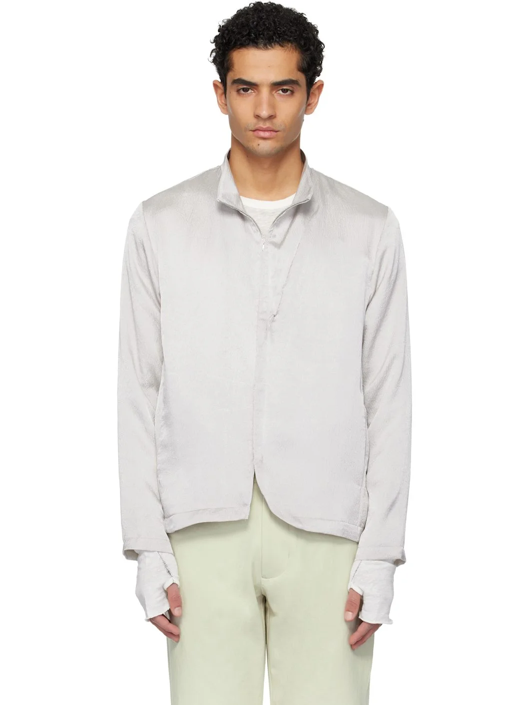 Gray Archive Track Jacket - 1