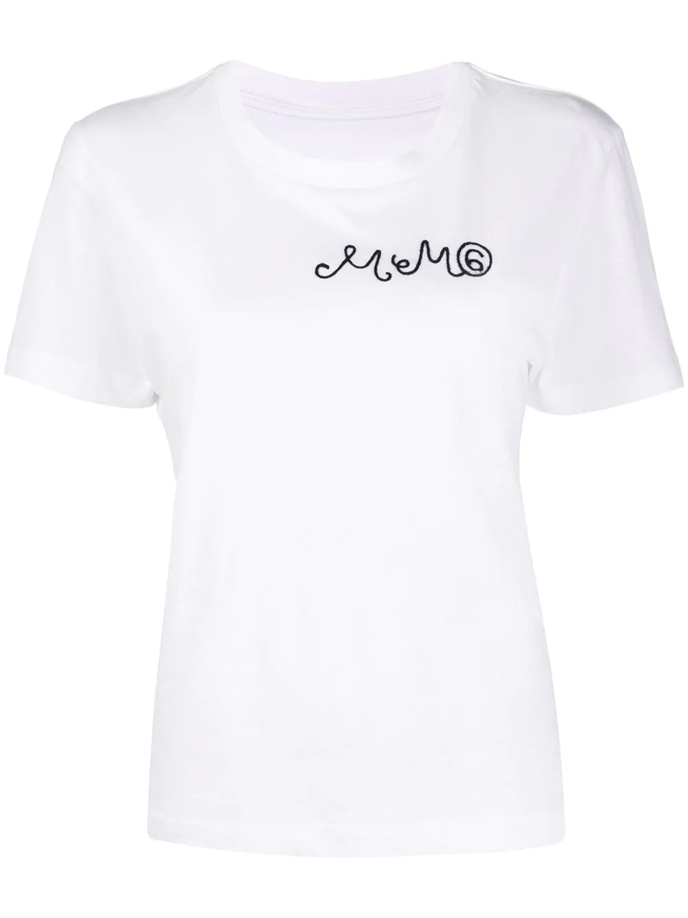 embroidered logo T-shirt - 1