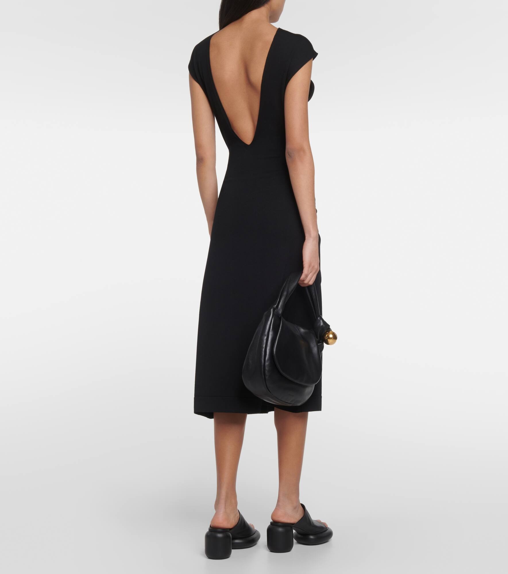 Virgin wool midi dress - 3