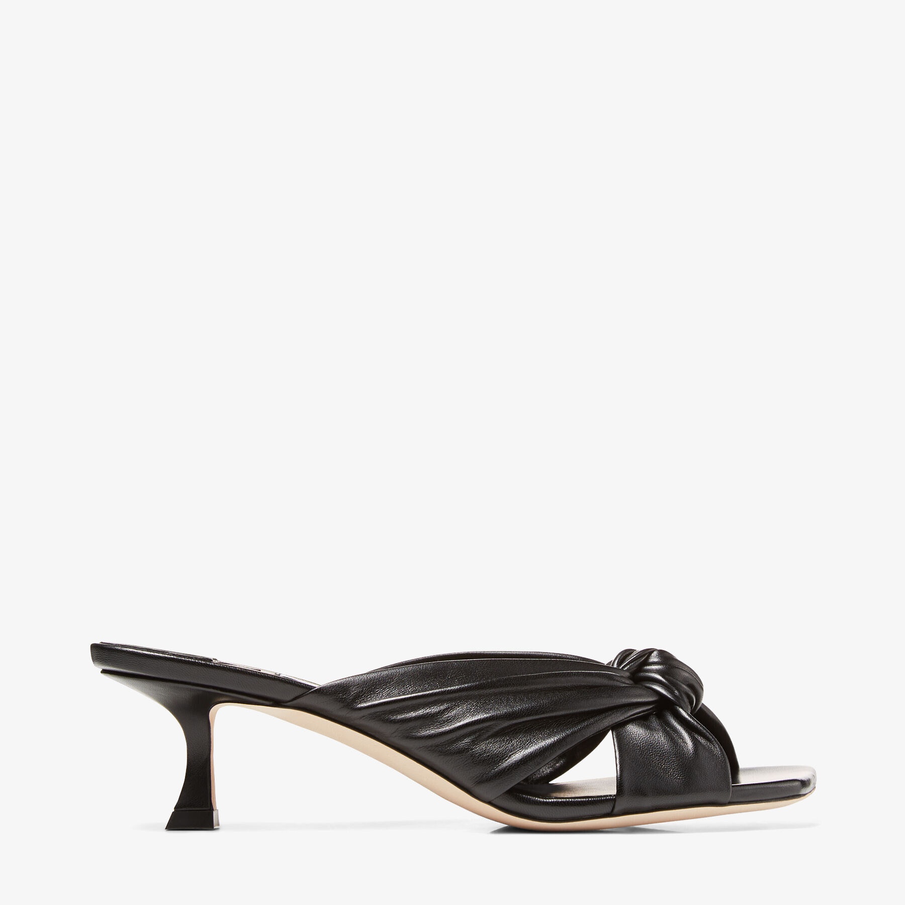 Avenue 50
Black Nappa Leather Mules - 1