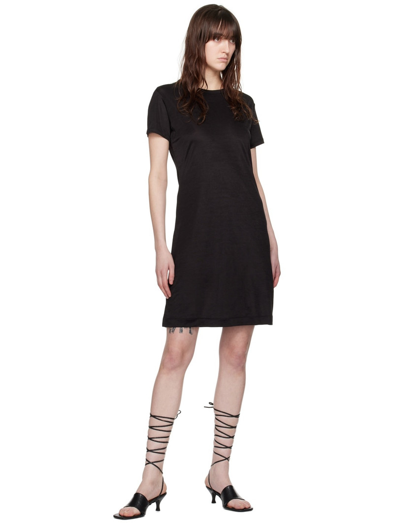 FILIPPA K Black Shiny Minidress outlook