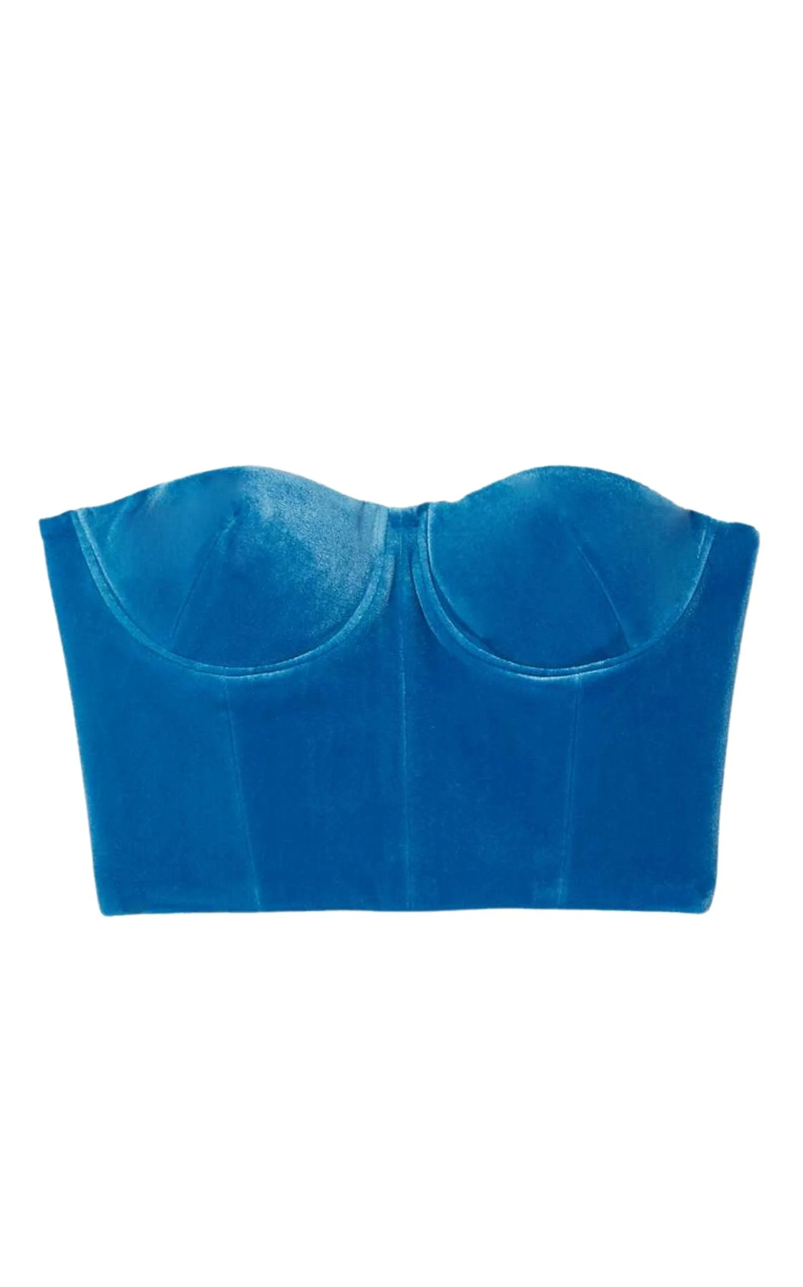 Velvet Bustier Top - 1