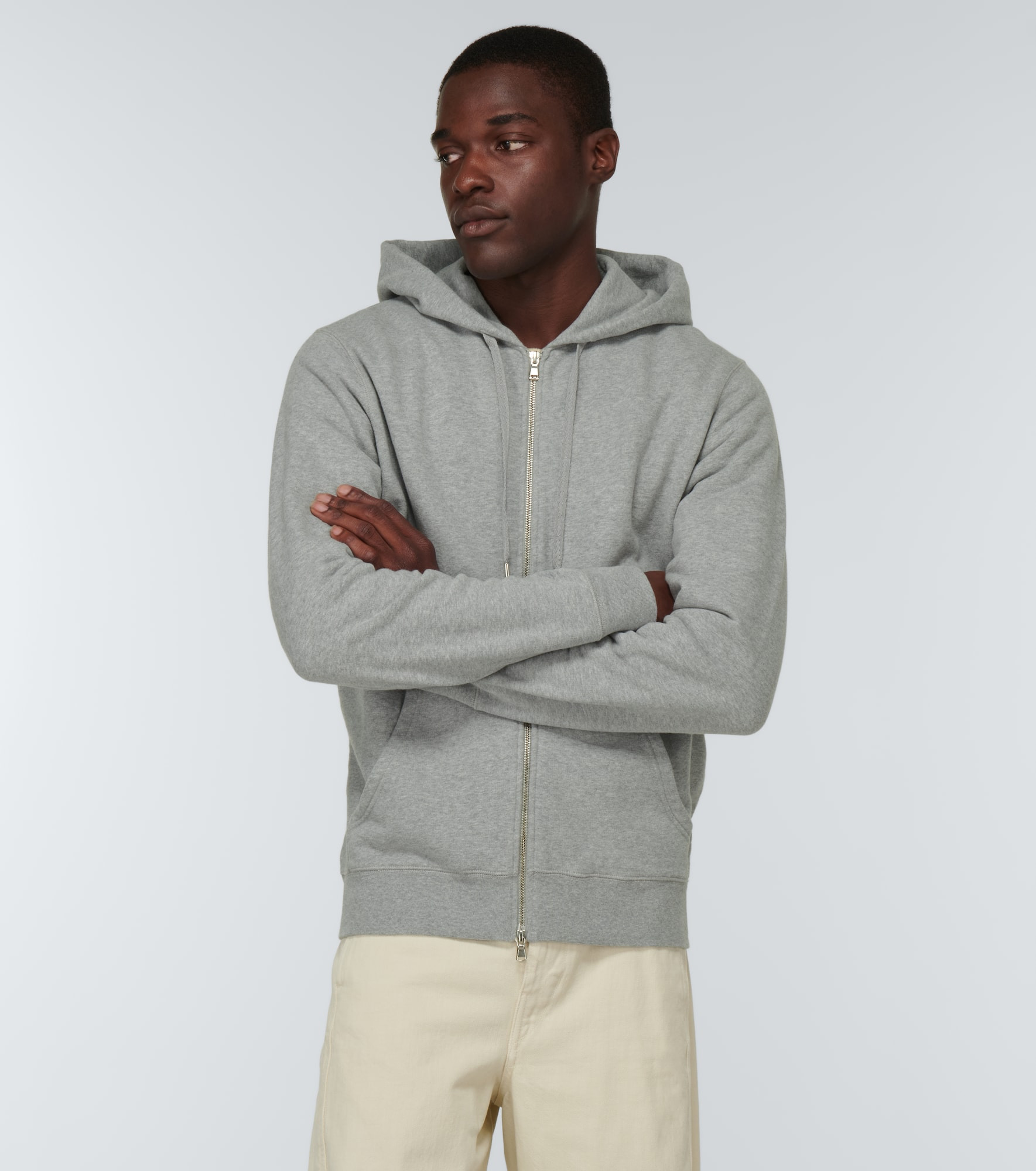 Cotton-jersey hooded sweatshirt - 3