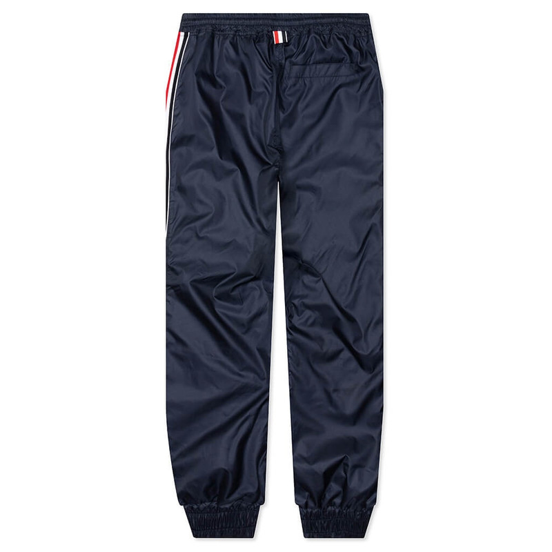 Thom Browne THOM BROWNE RIPSTOP RWB SIDE STRIPE TRACK PANTS - NAVY outlook