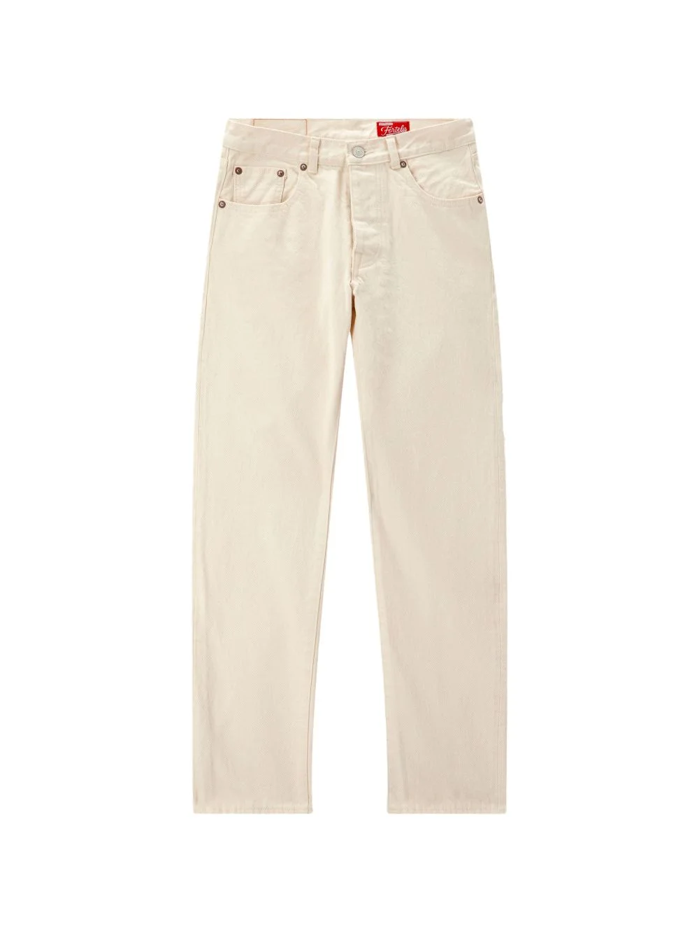 logo-patch jeans - 1