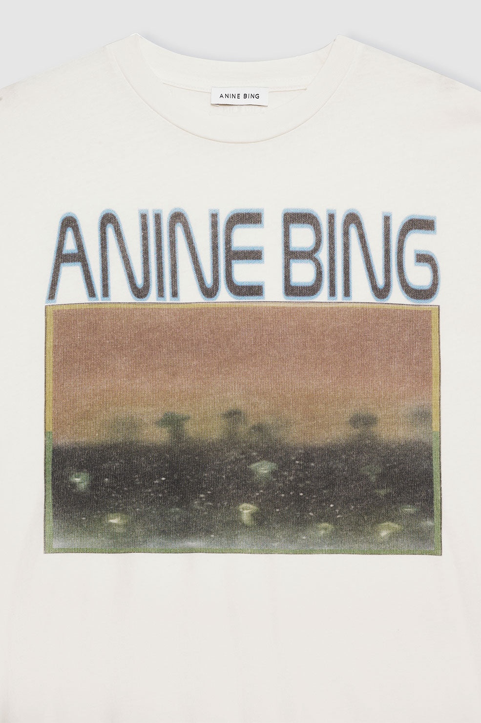 Cade Tee Mushrooms - Off White - 4