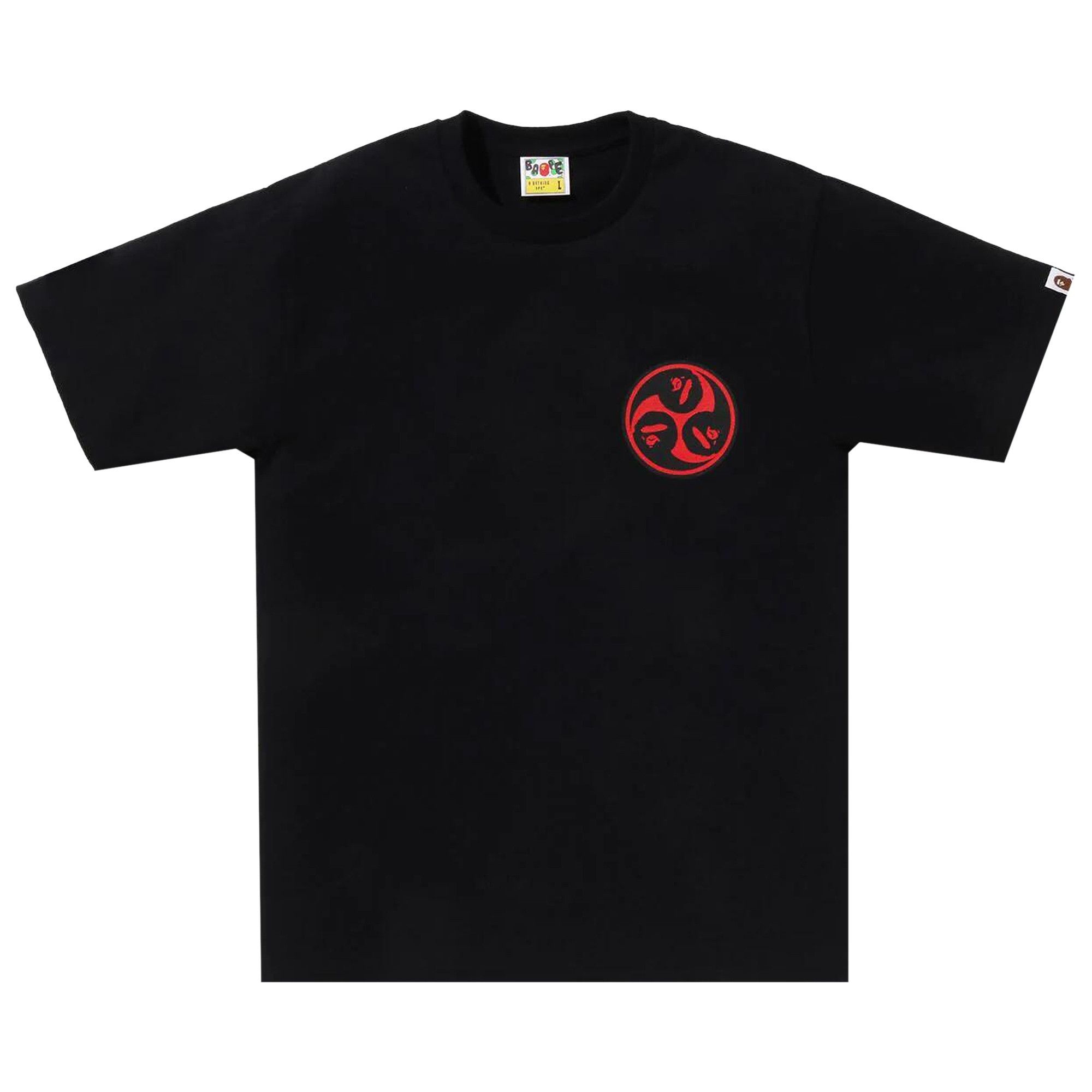 BAPE Japan Culture Mitsudomoe Tee 'Black' - 1