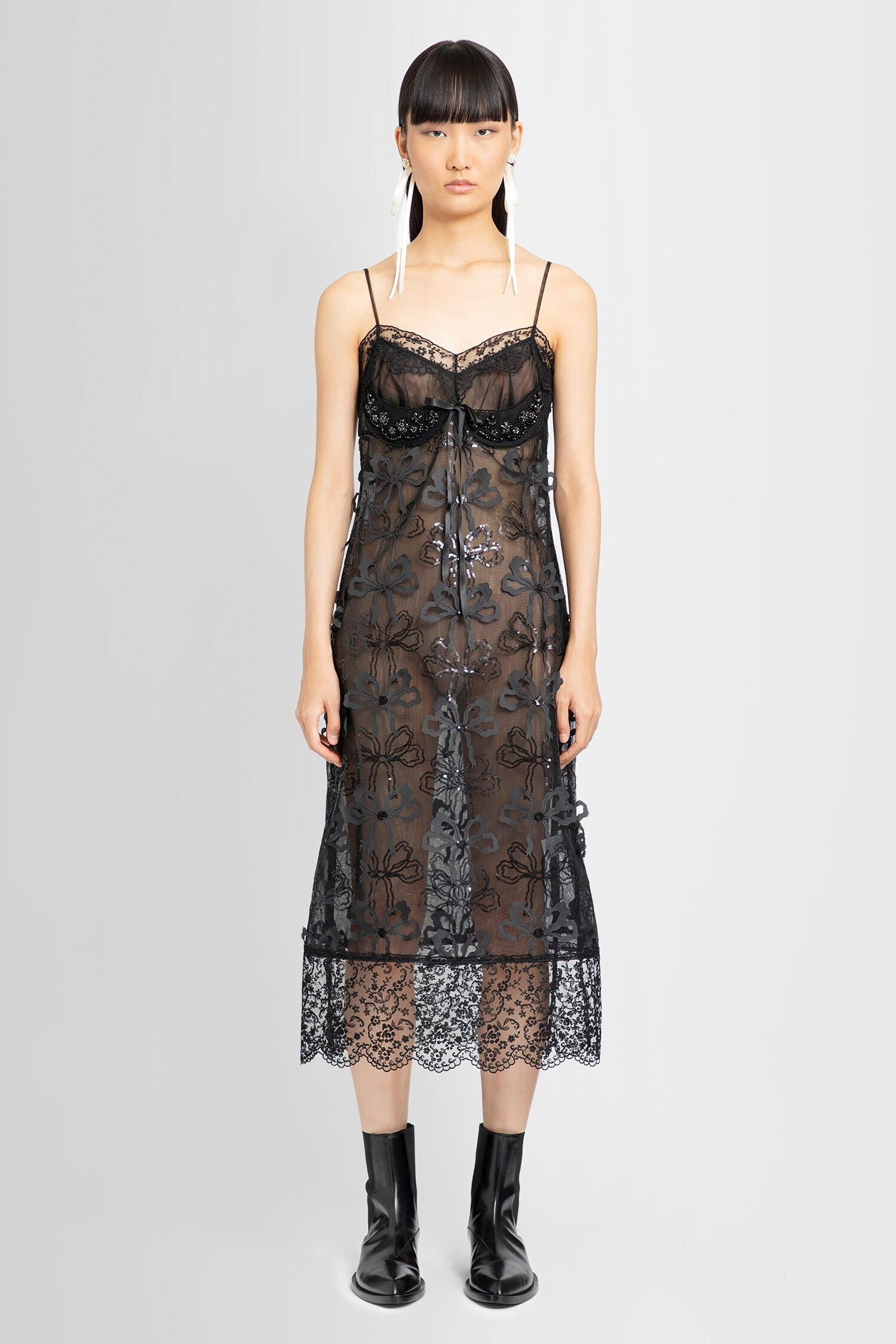 SIMONE ROCHA WOMAN BLACK DRESSES - 1