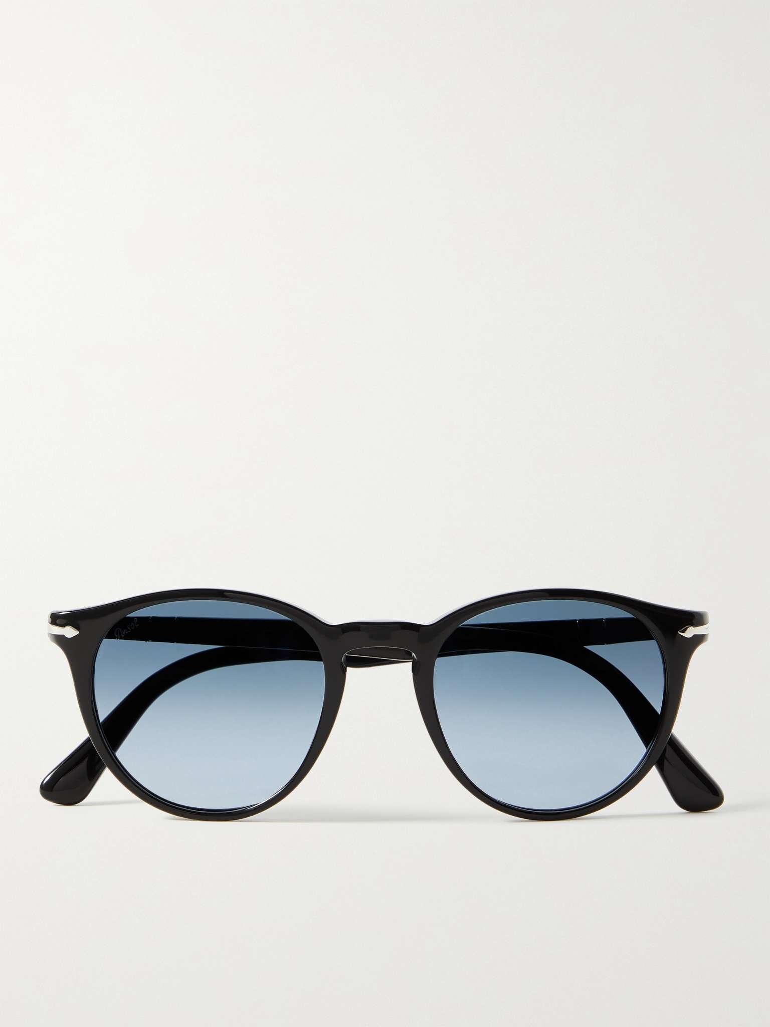 Round-Frame Acetate Sunglasses - 1