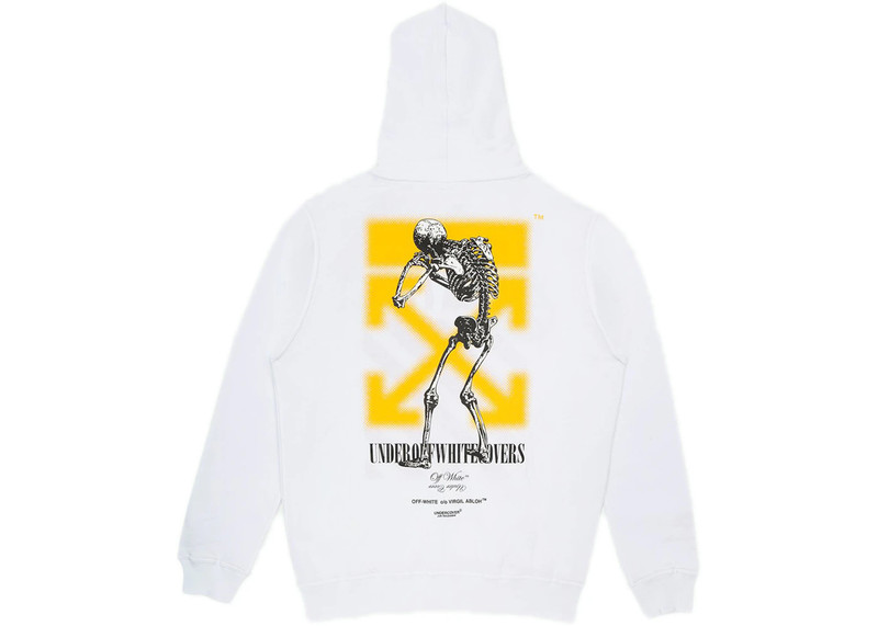 Off-White OFF-WHITE Undercover Skeleton RVRS Zipped Hoodie White/Multicolor outlook