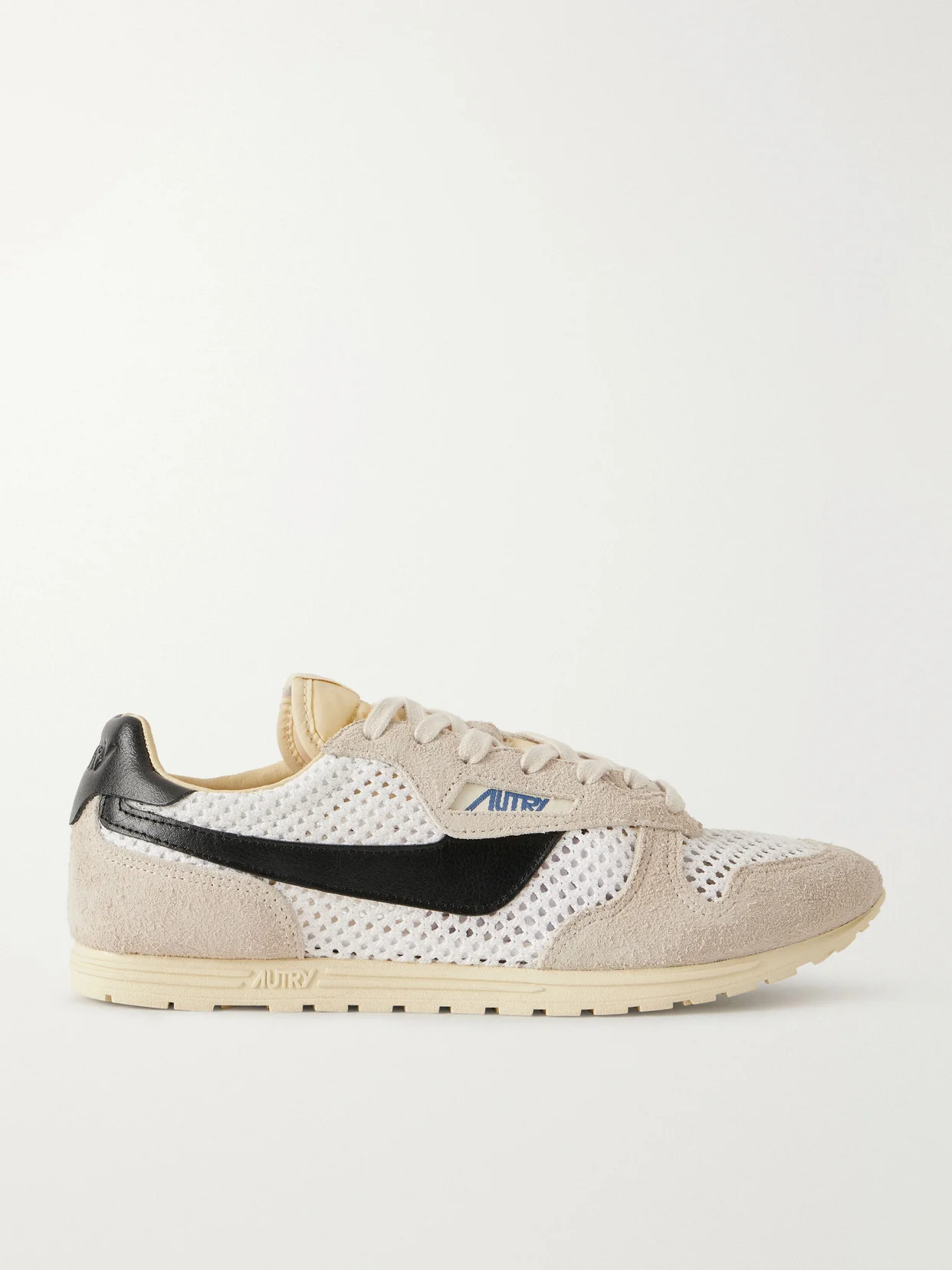 Windspin Knit And Suede Sneakers - 1