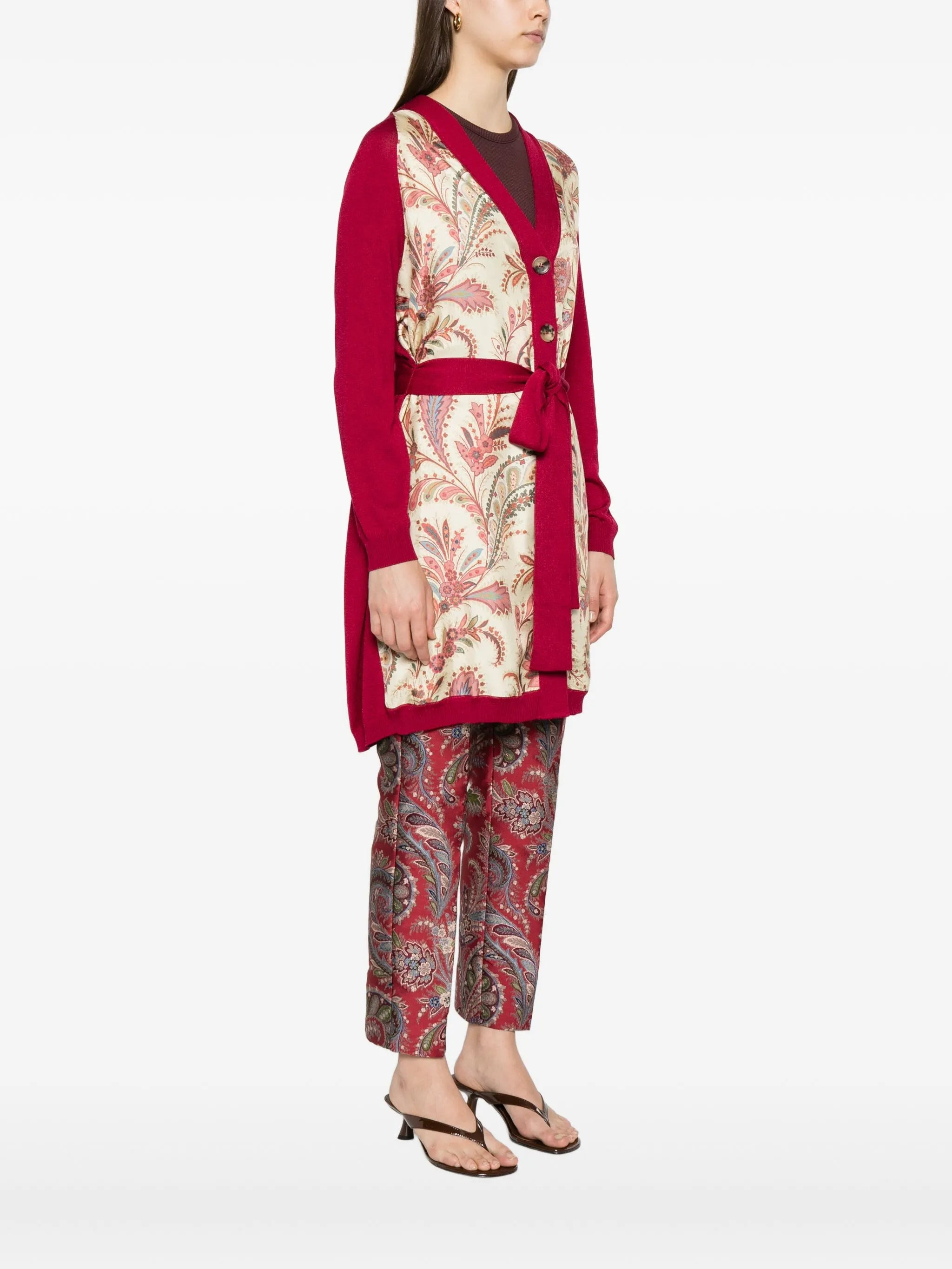 Etro Paisley-panel Cardi-coat - 4