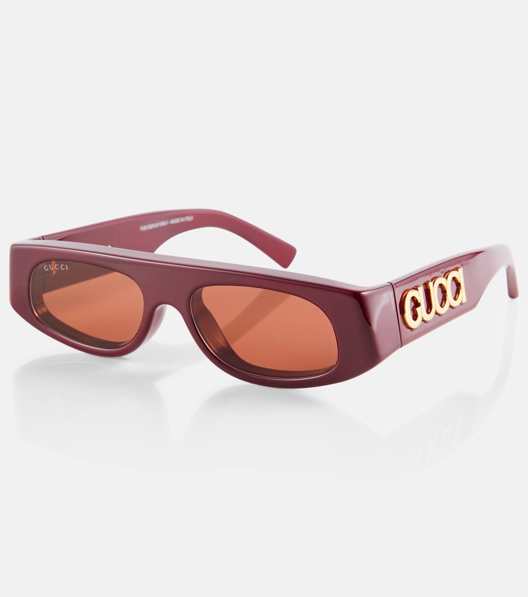 Logo rectangular sunglasses - 4