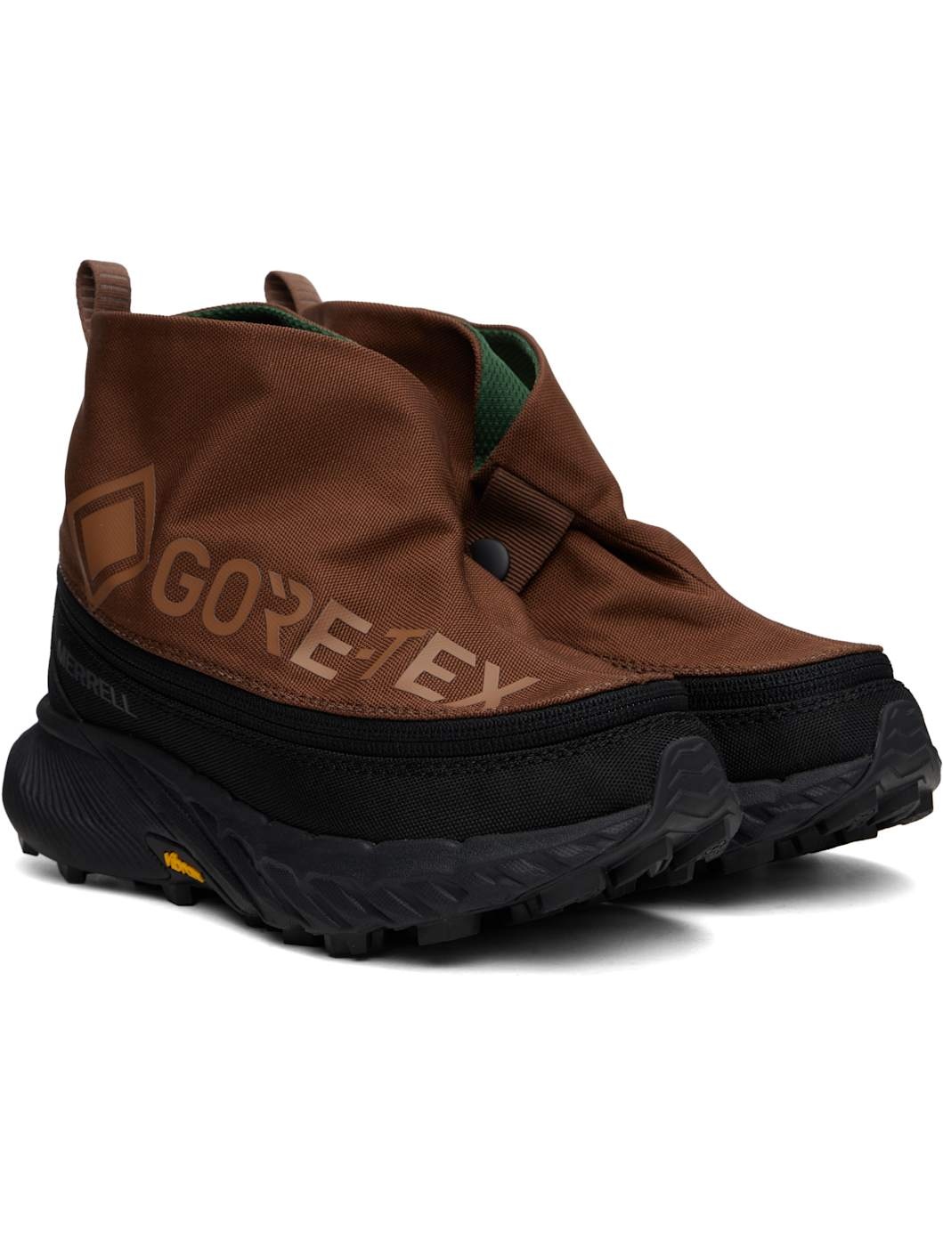 Brown & Green Agility Peak 5 GTX Zip Sneakers - 4