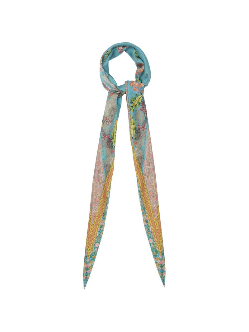 floral-pattern scarf 1