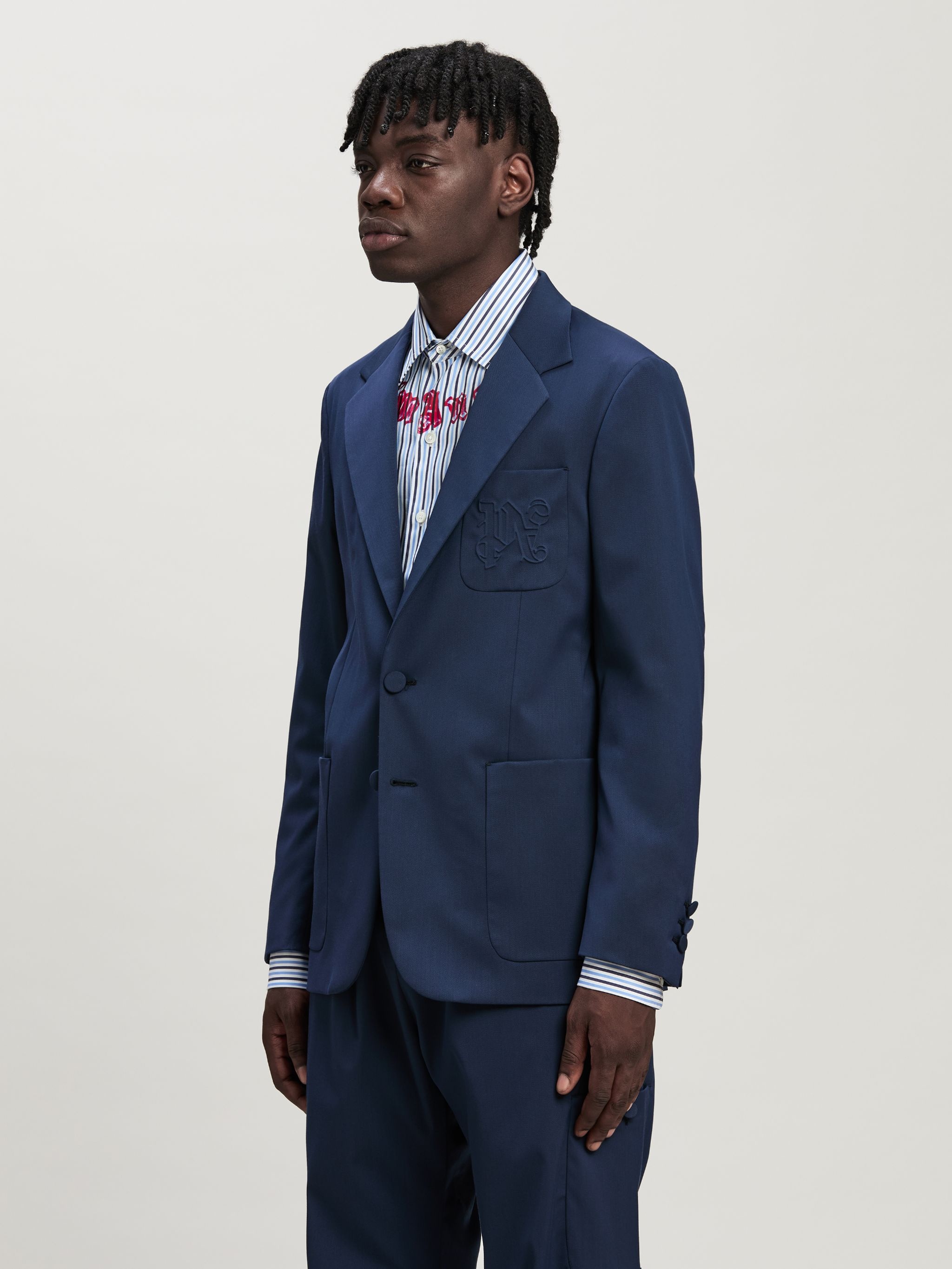 Monogram Pocket Blazer - 4