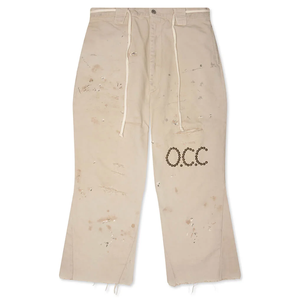 Raw He Rose 4 Pants Khaki - 1