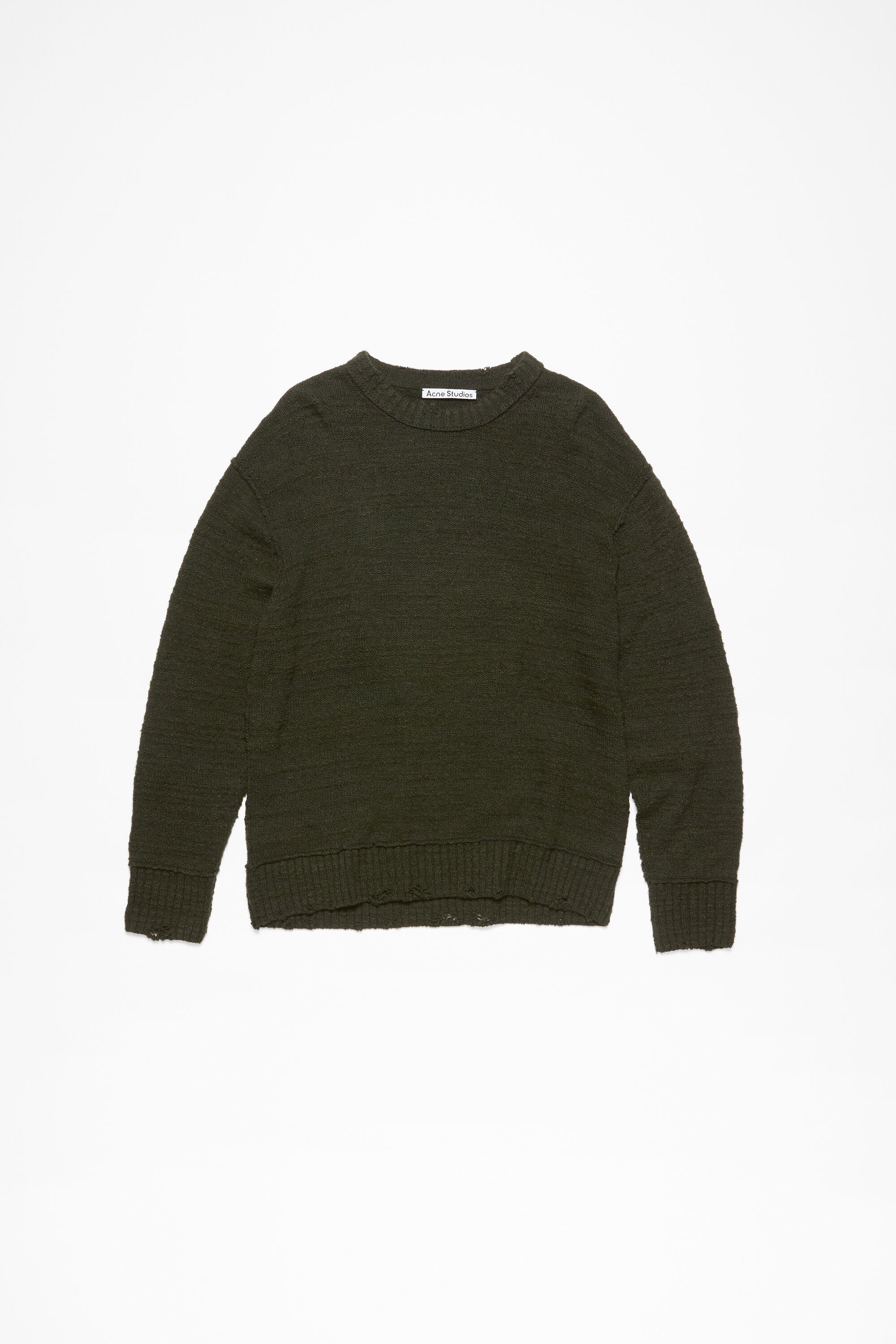 Knit sweater - Khaki green - 5