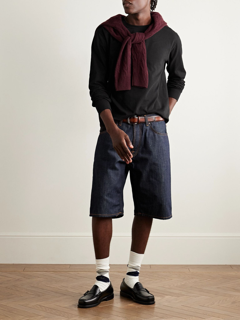 Noah Logo-Print Recycled Cotton-Jersey T-Shirt Black outlook