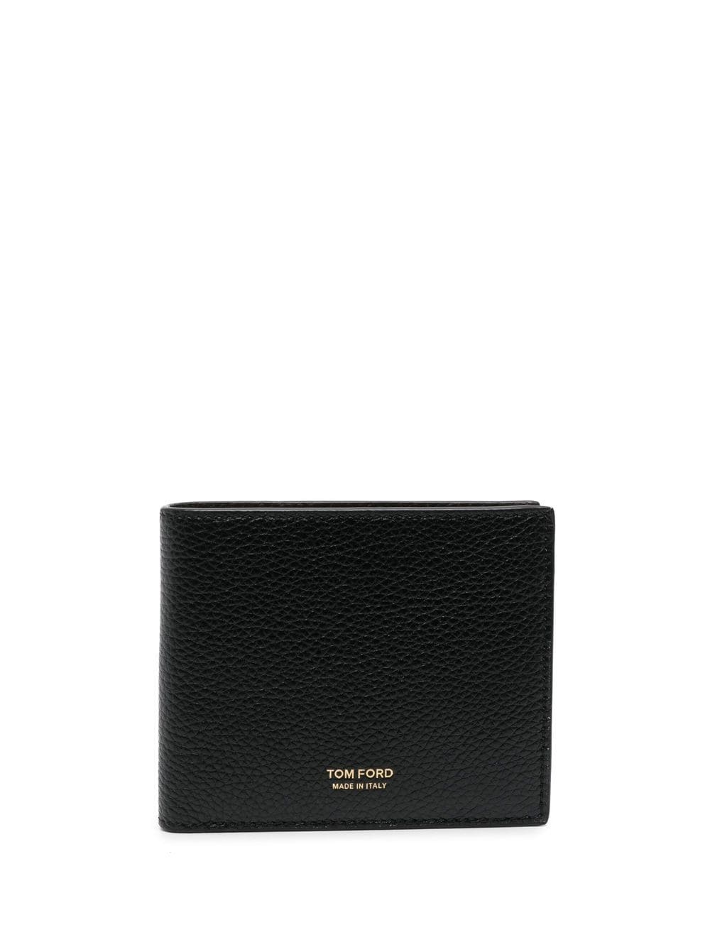 logo-detail leather wallet - 1