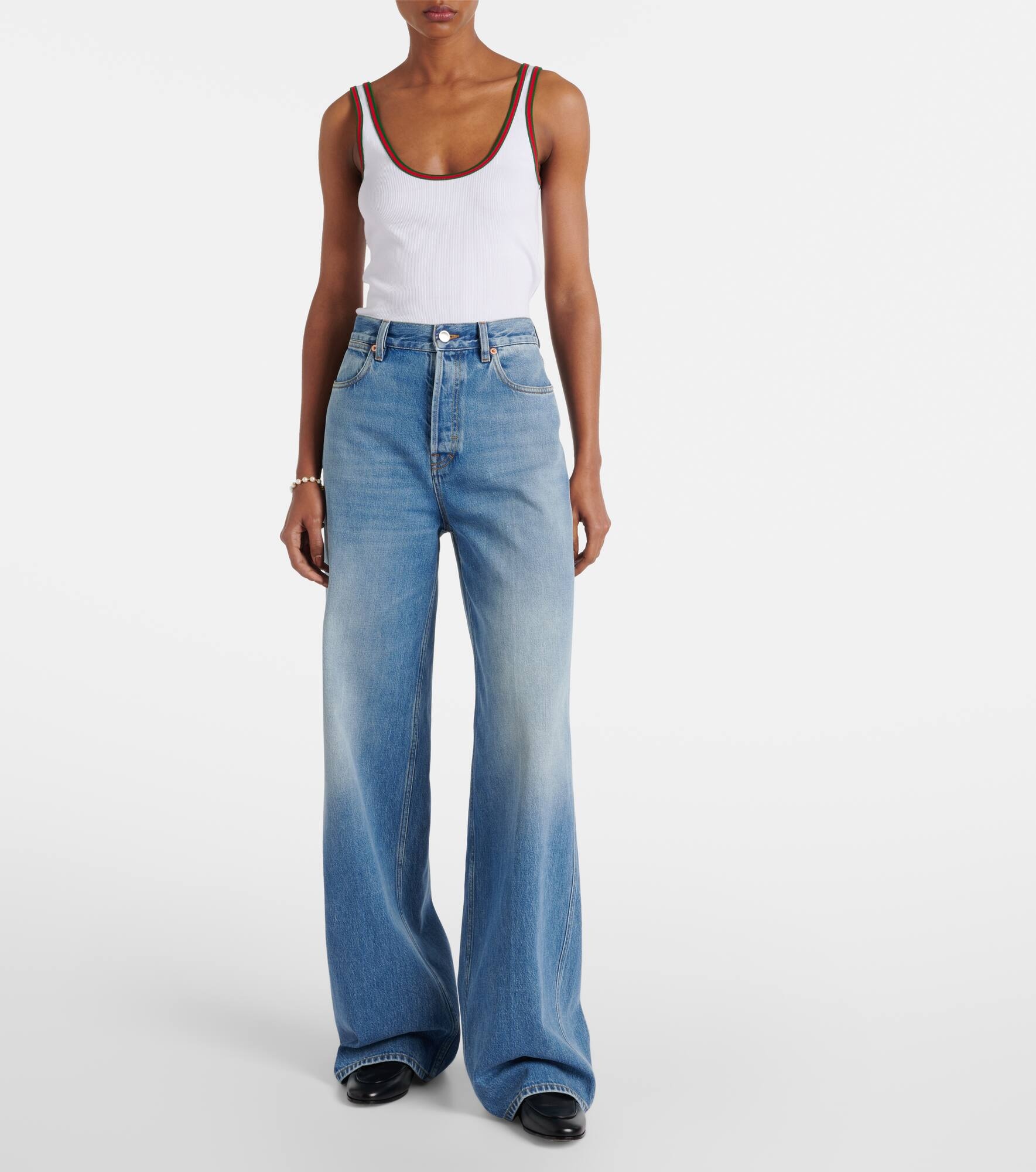Wide-leg jeans - 7