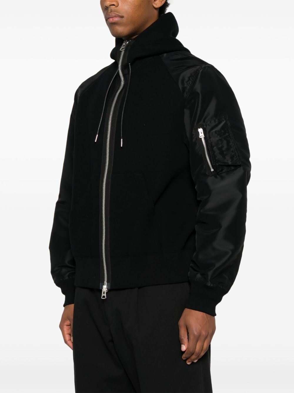 hooded bomber jacket - 3