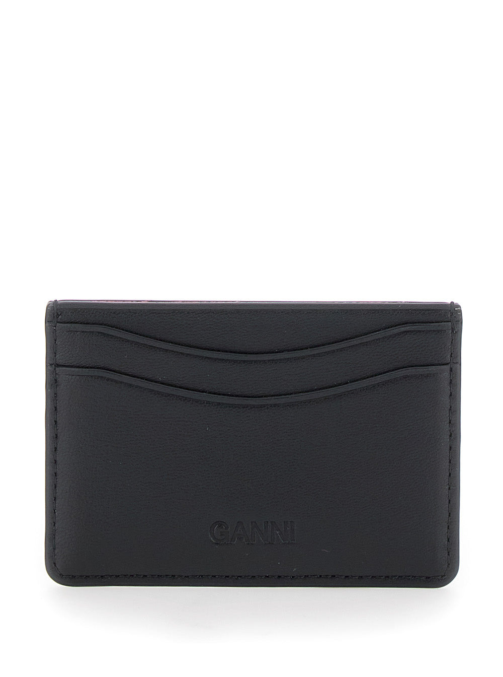 Ganni Women Ganni Card Holder Blue Dog - 3