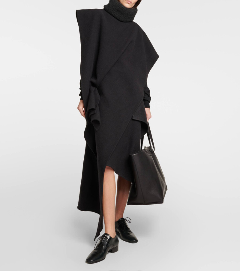 The Row Emmit ribbed-knit cashmere collar outlook