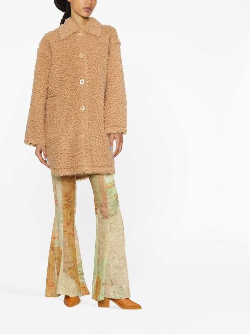 STAND STUDIO Gwen faux-shearling shirt jacket outlook