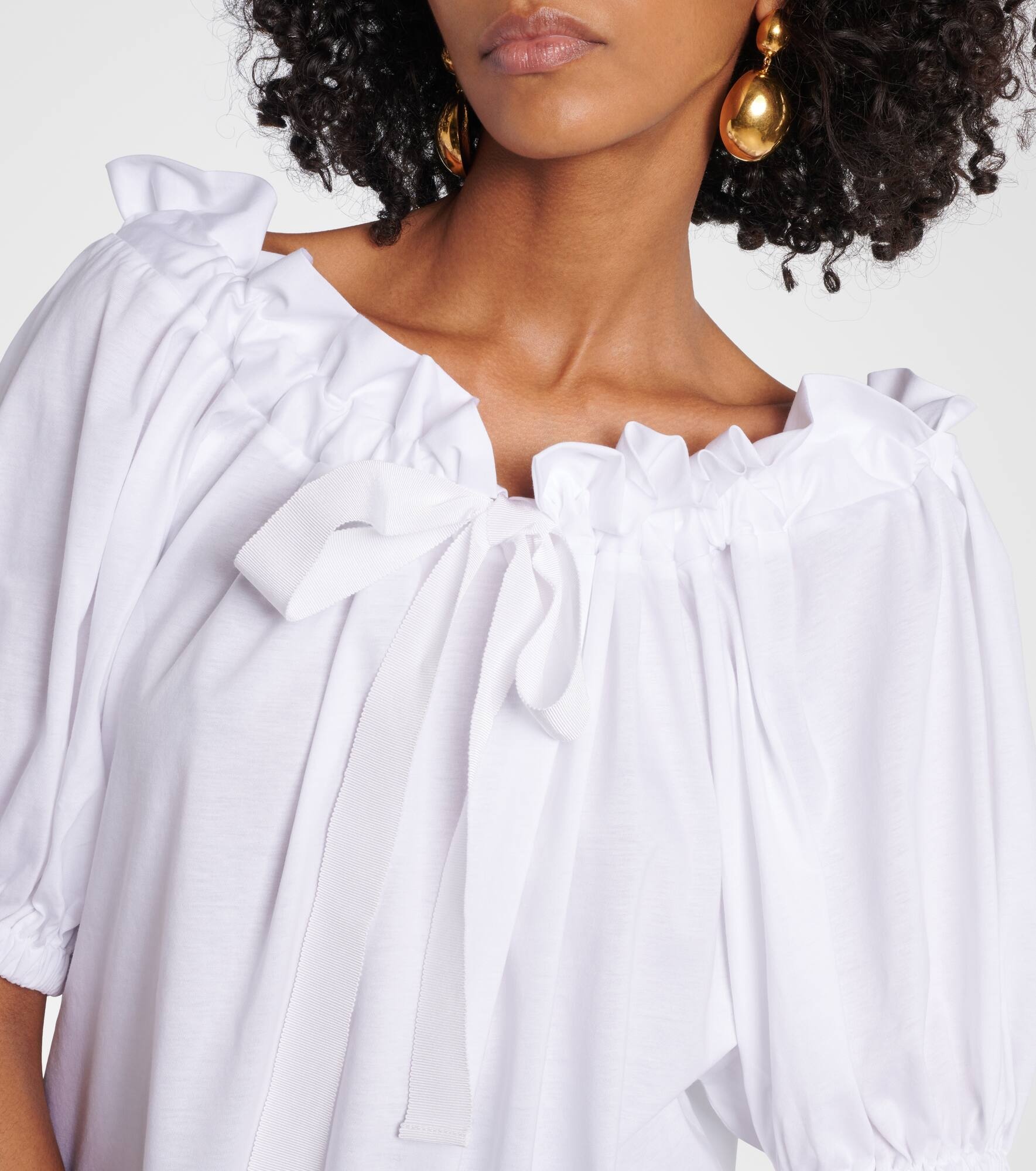 Cotton jersey top - 5