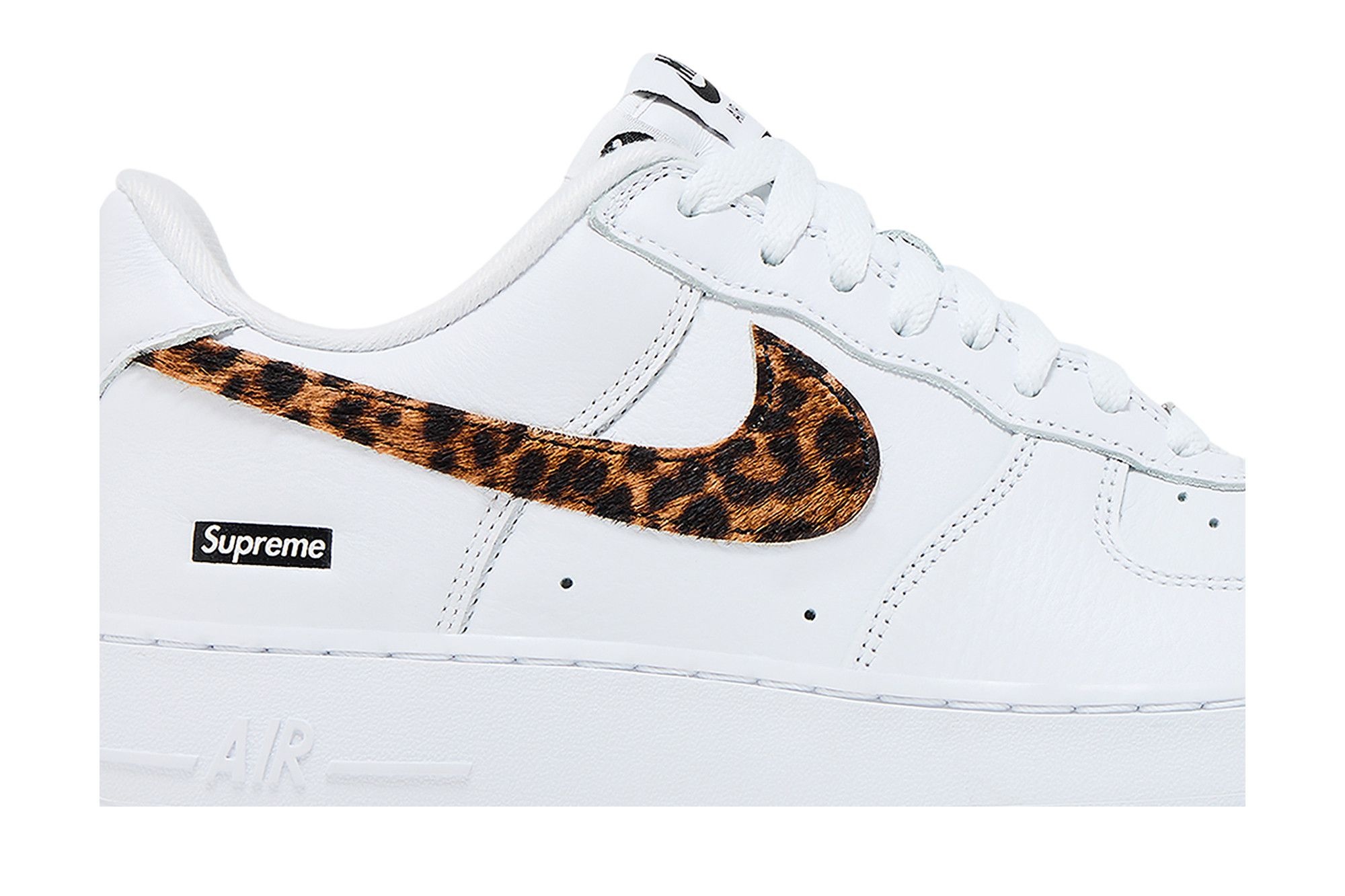 Supreme x GOODENOUGH x Air Force 1 Low 'White Cheetah Print' - 2