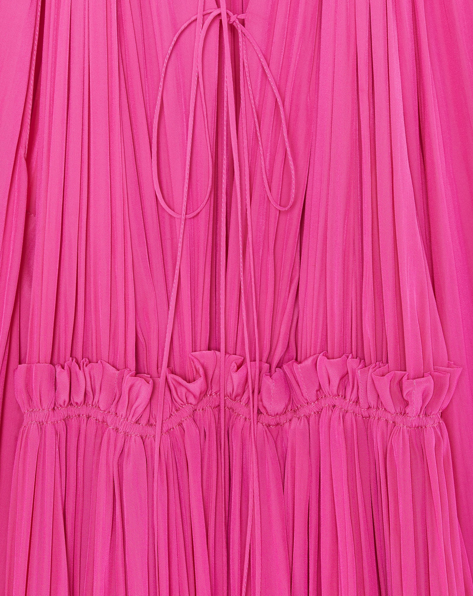LONG CHARMEUSE DRESS - 5