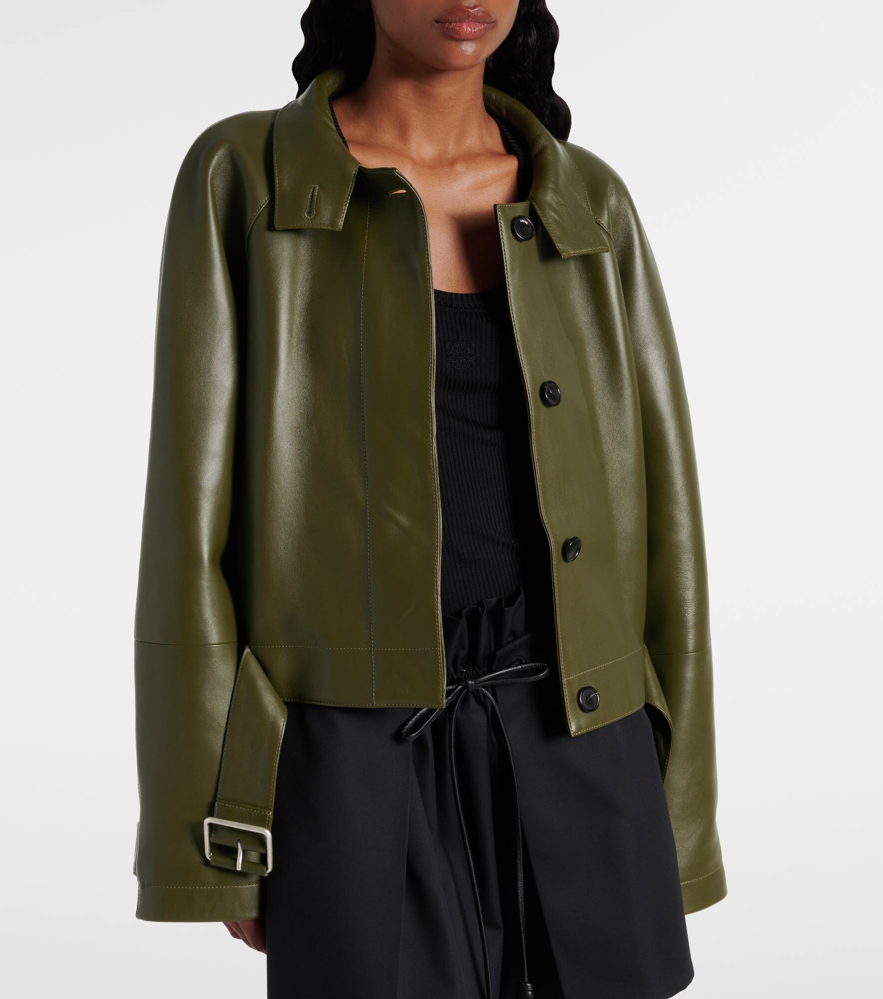 Anagram leather jacket - 7