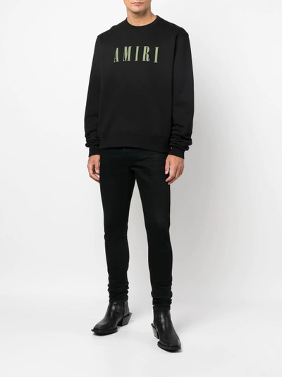 AMIRI logo-print detail sweatshirt outlook