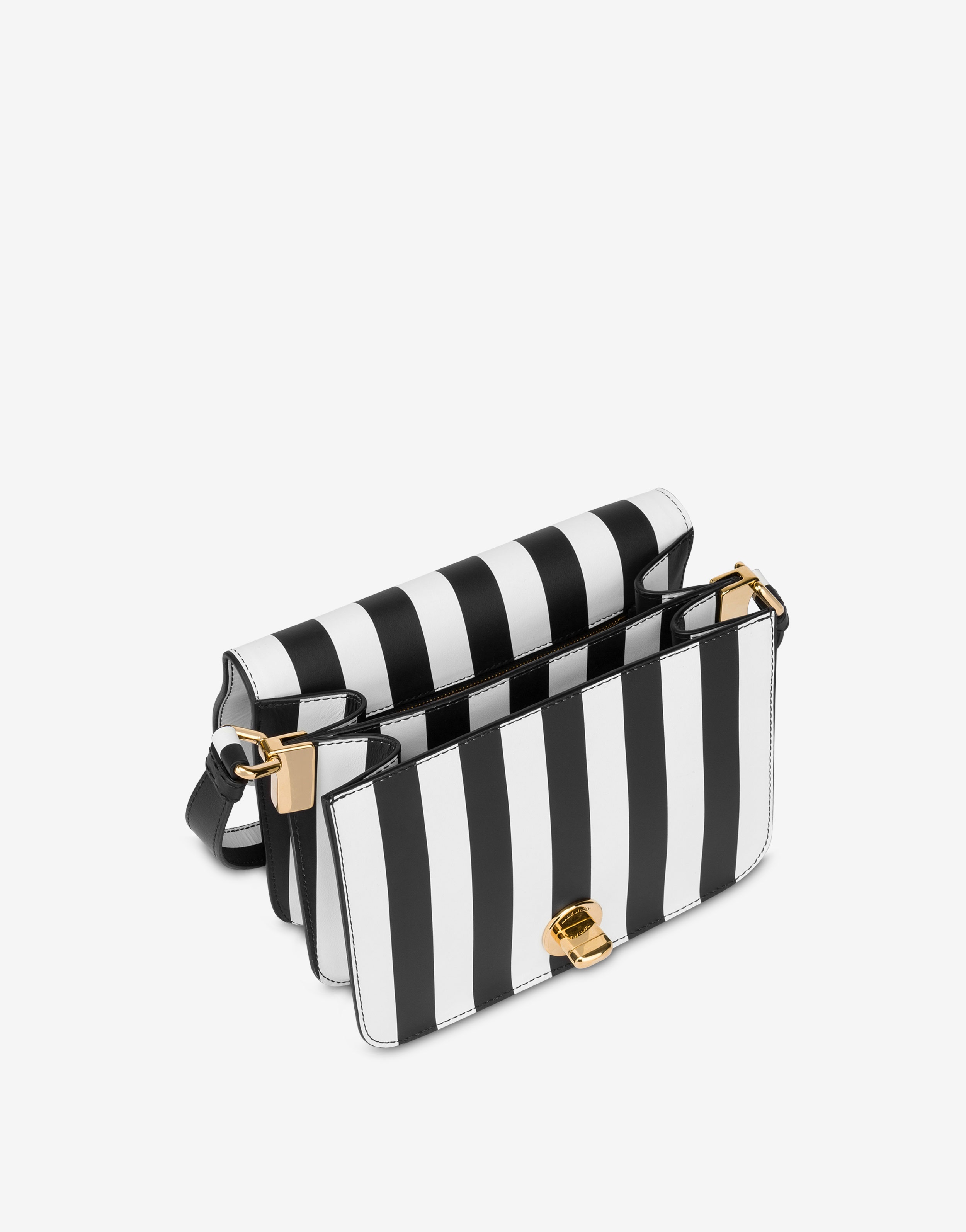 HOUSE SYMBOLS !? STRIPED SHOULDER BAG - 3