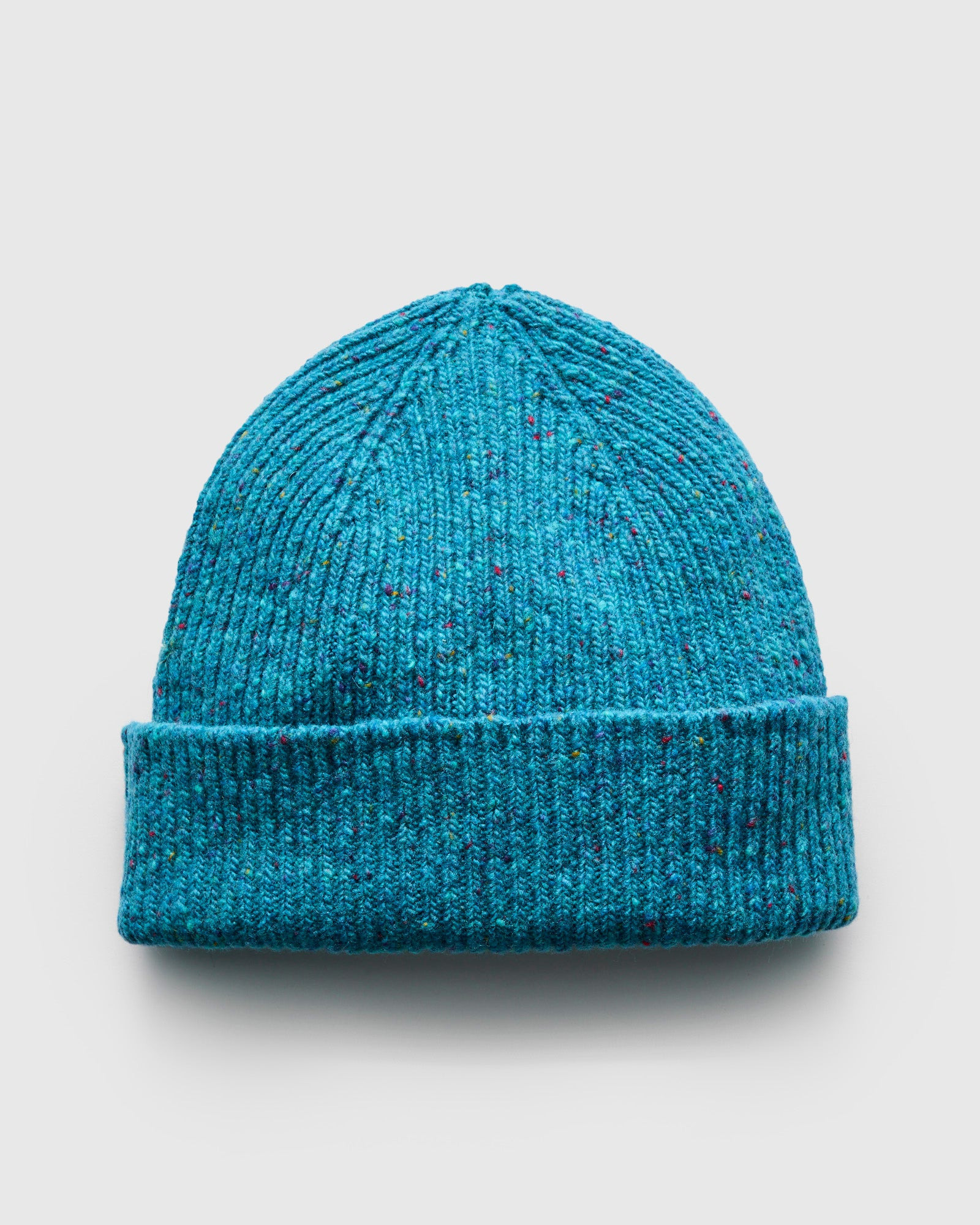"Out of the Blue" Wool Beanie in Starnight - 3