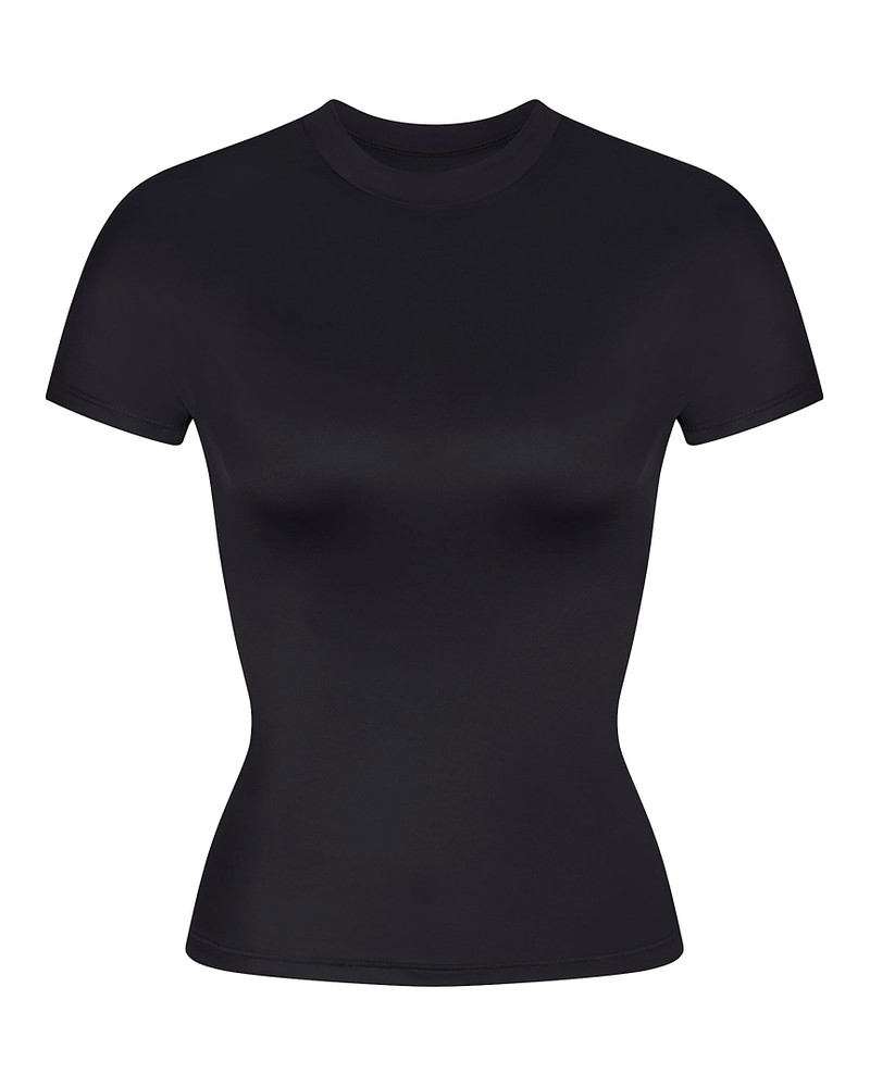 NikeSKIMS Shine Women's Mock-Neck Short-Sleeve Top 8