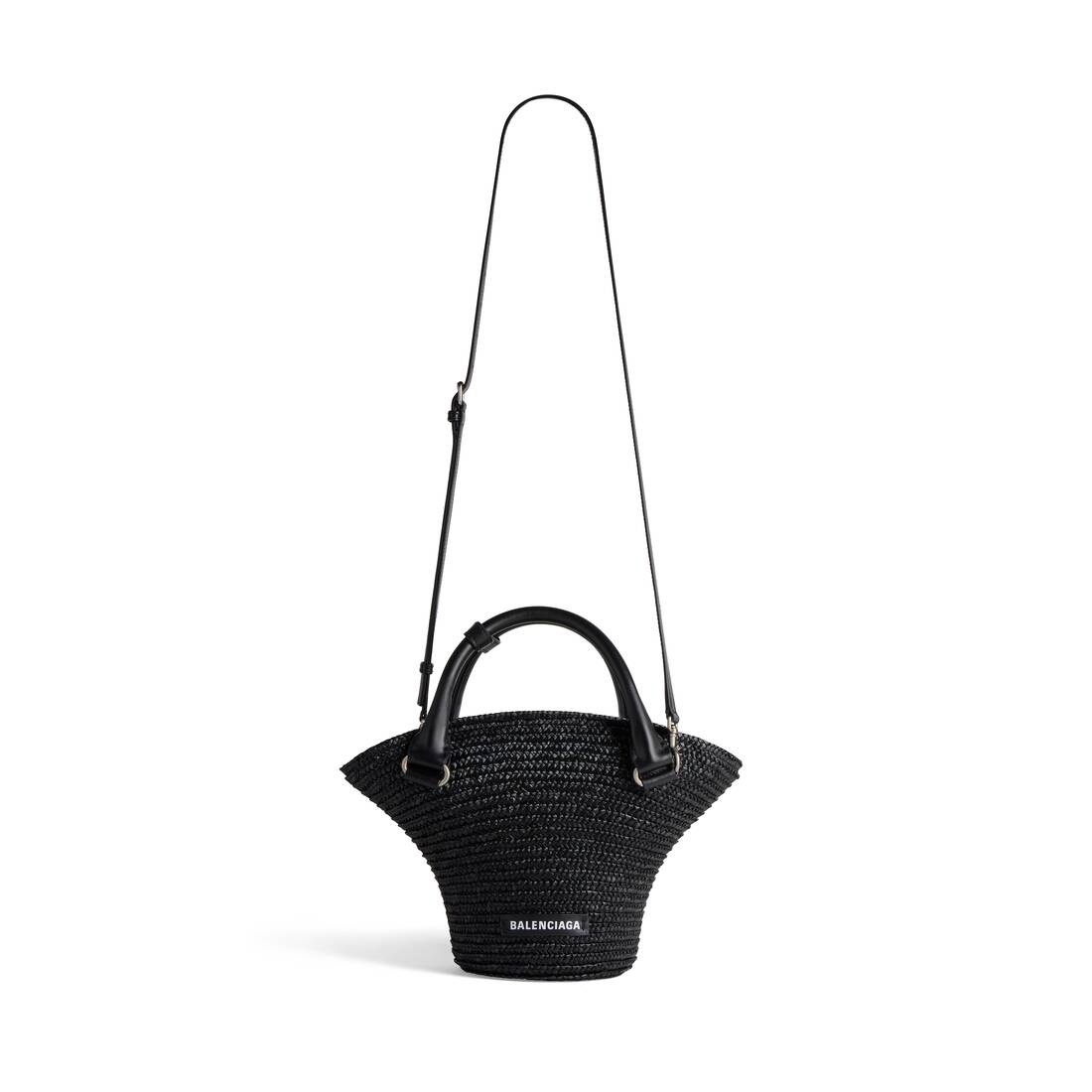Women's Beach Bag Mini Tote  in Black - 5