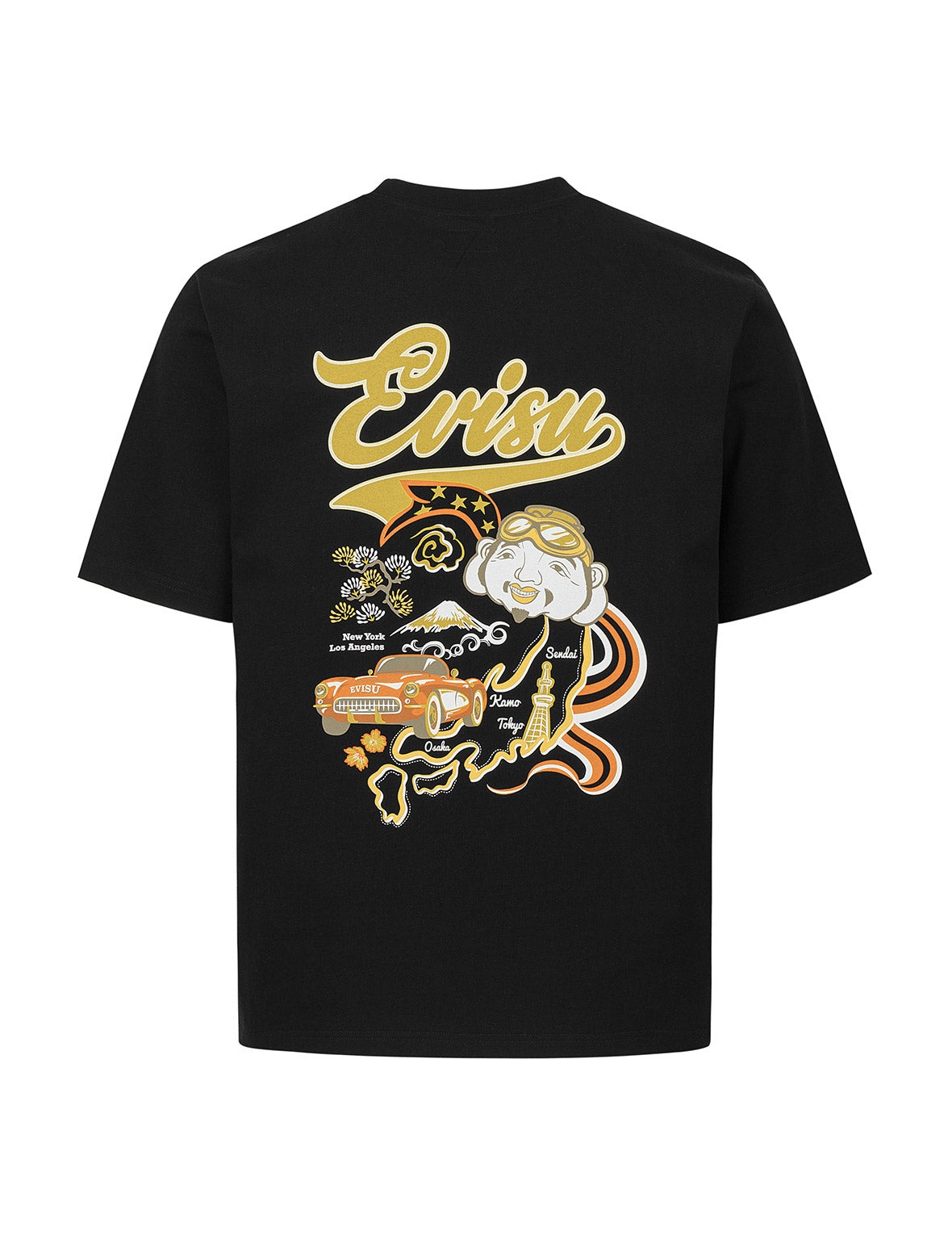 Godhead and Map Print Regular Fit T-Shirt - 10