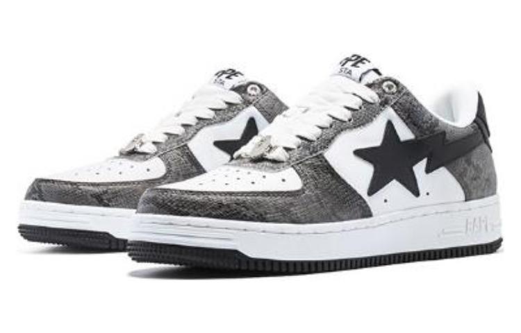 A BATHING APE Bape Sta 'Black Snakeskin' 1I80-191-009-BLK - 2